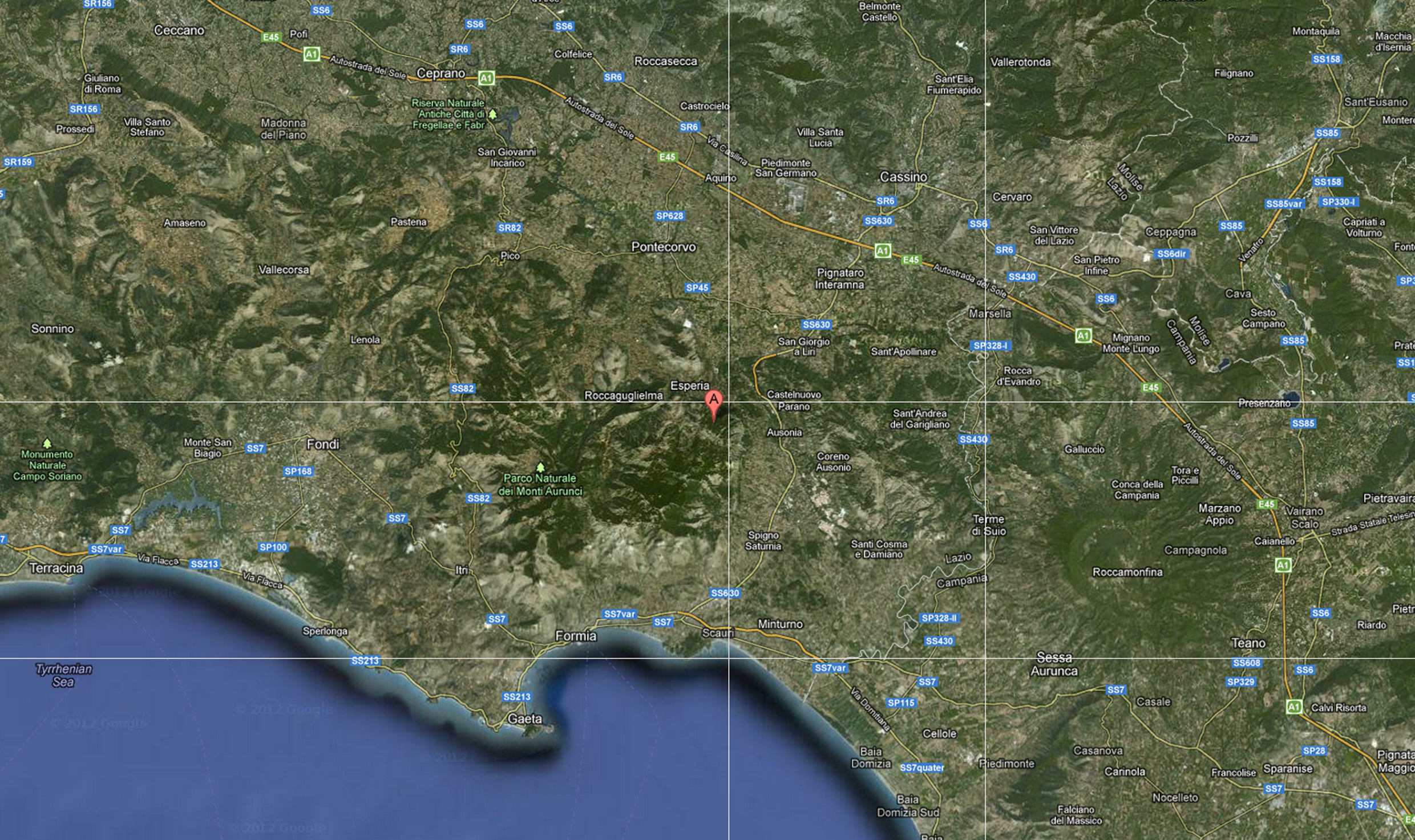 mappa ausonia