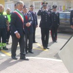 Il Sindaco di Spigno e il Comandante Stazione Carabinieri di Minturno