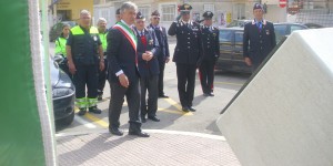 Il Sindaco di Spigno e il Comandante Stazione Carabinieri di Minturno