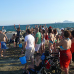 A 4 animazione in spiaggia