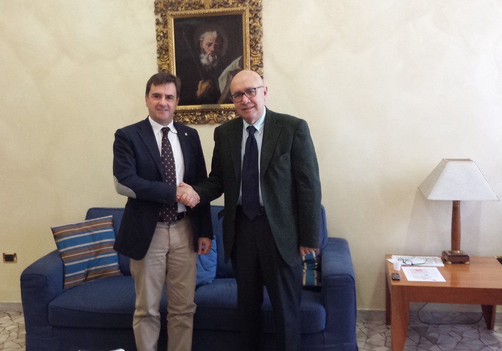 I sindaci Bartolomeo e Petrarcone