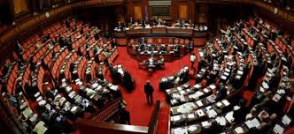 L'Aula del Senato in seduta