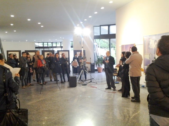 La presentazione al pubblico della Mostra