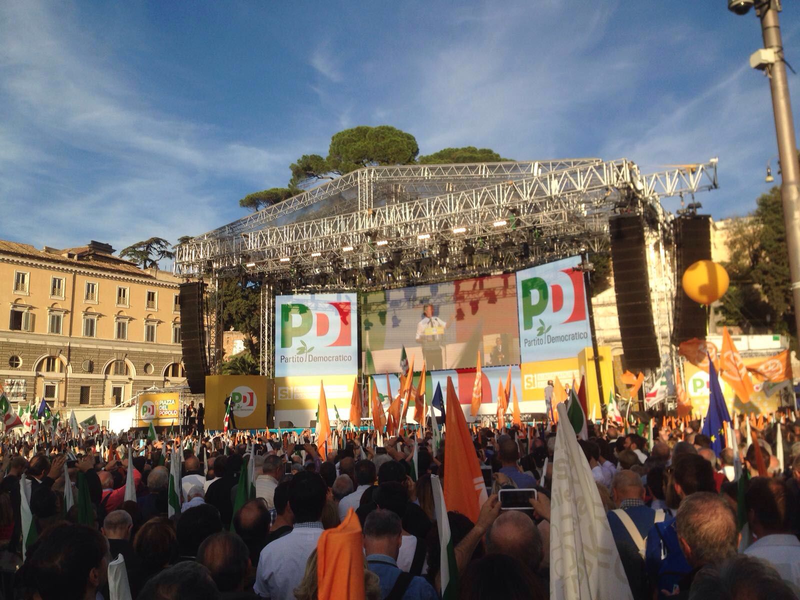 Roma  Piazza del Popolo - 29 ottobre 2016