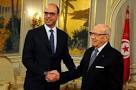 Il Ministro Alfano con Essebsi